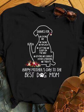 Happy Mothers Day Dog Mom T-shirt, Dog Mom Tee, Gift For Dog Lovers